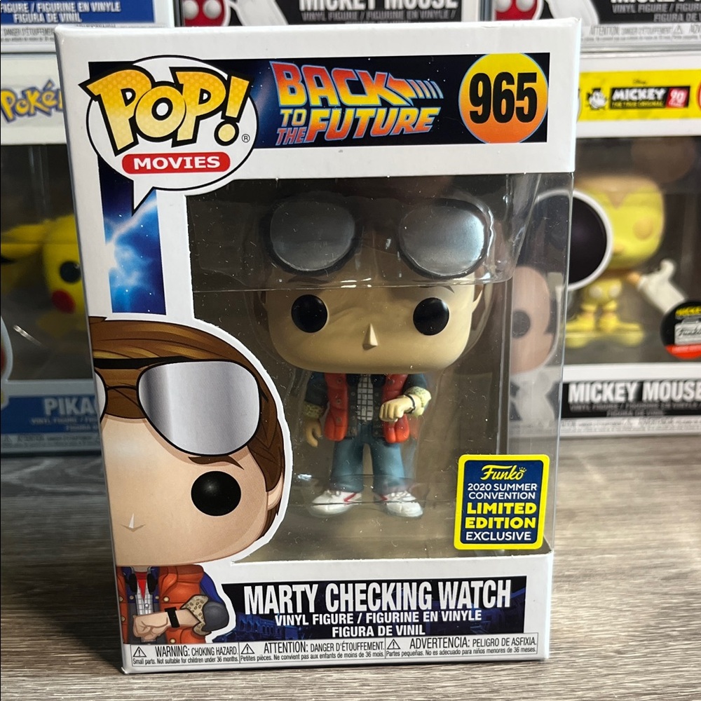 Funko Pop! Marty Checking Watch - Red and Blue